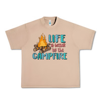 Burro life is better by the campfire Urban Heavy Tee - MaliasSmallBusiness