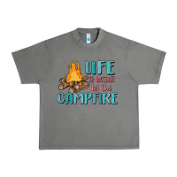 Tornado life is better by the campfire Urban Heavy Tee - MaliasSmallBusiness