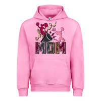 Fuchsia Pink cheer mom Urban Hoodie - FaDigitalArtStudio