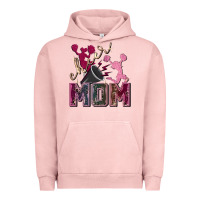 Pigment Salmon cheer mom Urban Hoodie - FaDigitalArtStudio
