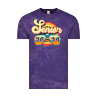 Cloud Purple senior 2024 Vintage Tee - JahusDesignShop