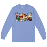 Colony Blue lumberjack coffee Long Sleeve Tee - MaliasSmallBusiness