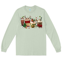 Matcha lumberjack coffee Long Sleeve Tee - MaliasSmallBusiness
