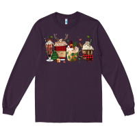 Plum lumberjack coffee Long Sleeve Tee - MaliasSmallBusiness