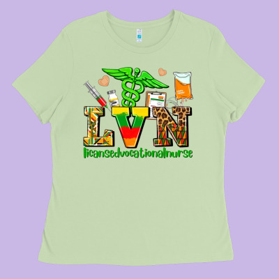 Lvn Juneteenth Licensed Vocational Nurse With Croc Ladies Tee Designed By Adodesignshop