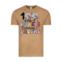 Vintage Camel 100 days of sparkle learning and laugh faux sequin Vintage Tee - MaliasSmallBusiness