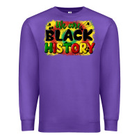 Purple we are black history Premium Sweatshirt - CowGirlArtShop