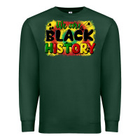 Sports Green we are black history Premium Sweatshirt - CowGirlArtShop