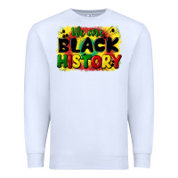 White we are black history Premium Sweatshirt - CowGirlArtShop