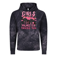 Cloud Black girls like monster trucks too Vintage Hoodie - MaliasSmallBusiness