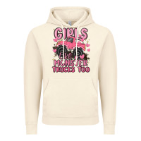 Vintage Artic girls like monster trucks too Vintage Hoodie - MaliasSmallBusiness