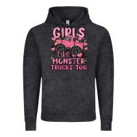 Vintage Black girls like monster trucks too Vintage Hoodie - MaliasSmallBusiness
