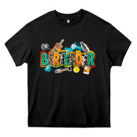 Black bartender Heavy Core Tee - AdoDesignShop