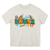 Cream bartender Heavy Core Tee - AdoDesignShop