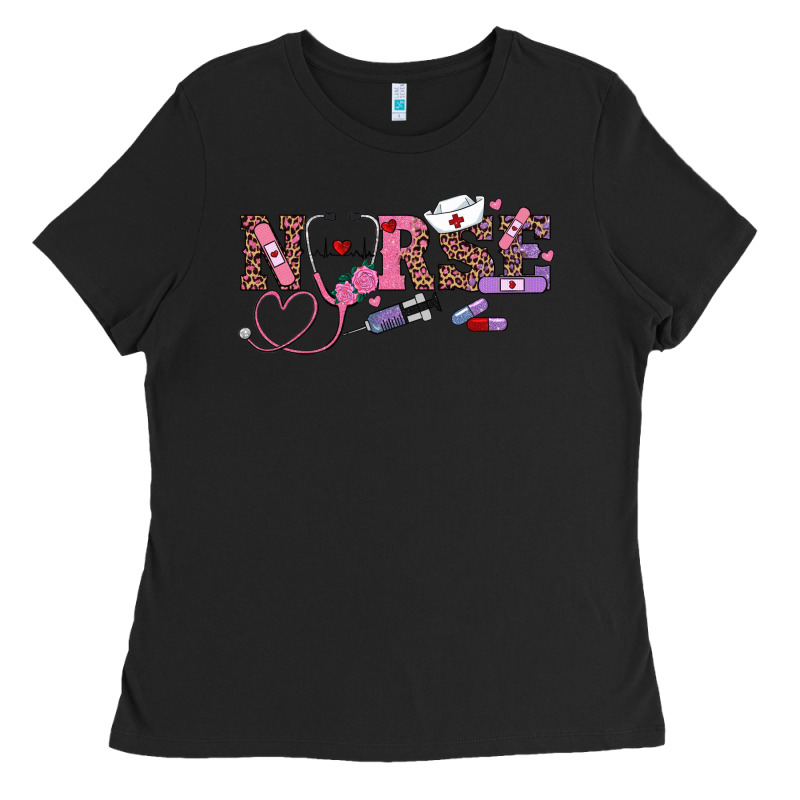 Valentine's Day Nurse Ladies Tee by RanaPortraitStore | Teevron