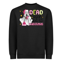 Black dead inside but it's christmas Heavyweight Sweatshirt - MaliasSmallBusiness
