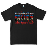 Black remember our fallen who gave all Premium Tee - JahusDesignShop