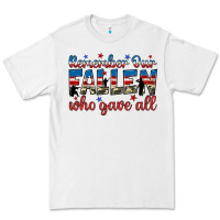 White remember our fallen who gave all Premium Tee - JahusDesignShop