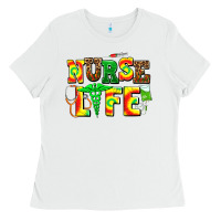 White juneteenth nurse life Ladies Tee - AdoDesignShop