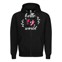 Black Hello world Zipper Hoodie - Bettercallsaul