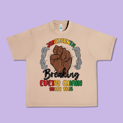 Every Chain Since 1865 Juneteenth Urban Heavy Tee Designed By Maliassmallbusiness
