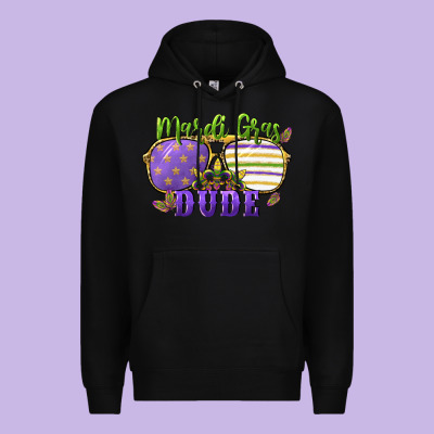 Mardi Gras Dude Premium Hoodie Designed By Cowgirlartshop