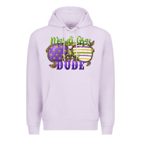 Lilac mardi gras dude Premium Hoodie - CowGirlArtShop