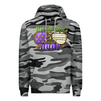 Slate Camo mardi gras dude Premium Hoodie - CowGirlArtShop