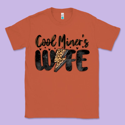 Cool Miner S Wife Classic Tee Designed By Maliassmallbusiness