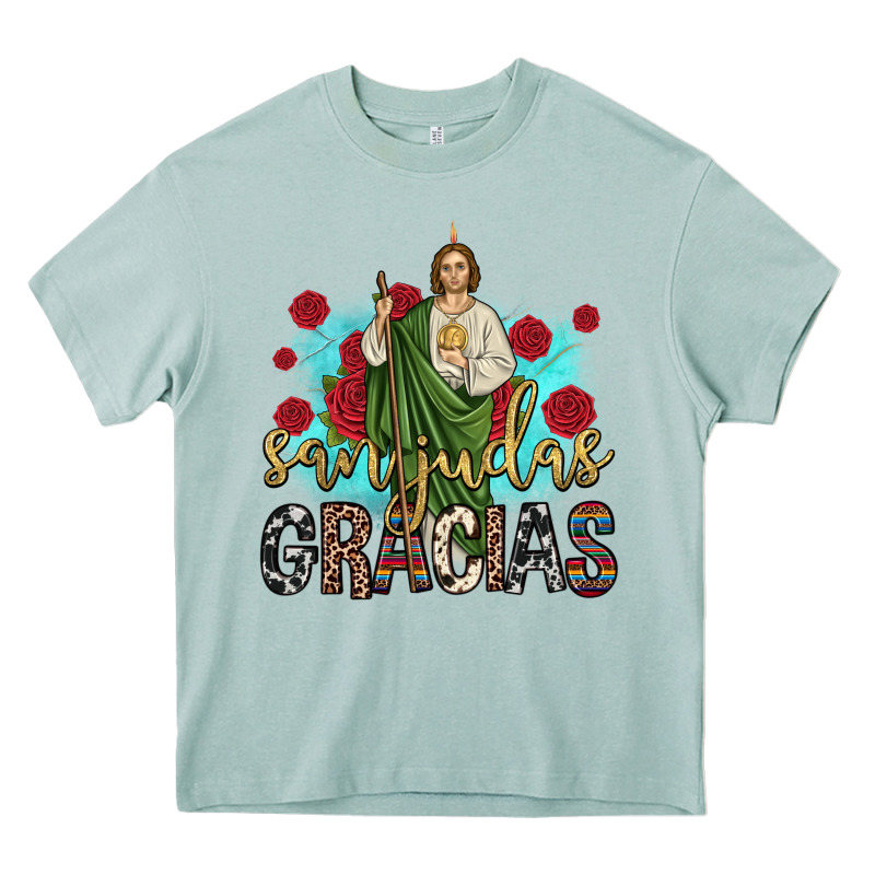 San Judas Gracias Heavy Core Tee by JahusDesignShop | Teevron