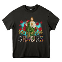 Asphalt san judas gracias Heavy Core Tee - JahusDesignShop