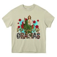 Mossy san judas gracias Heavy Core Tee - JahusDesignShop