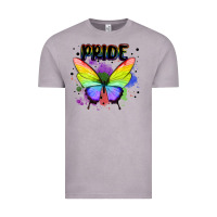 Vintage Zinc rainbow butterfly pride lgbtq Vintage Tee - MaliasSmallBusiness