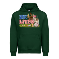 Foreset Green he lives easter Urban Hoodie - FaDigitalArtStudio