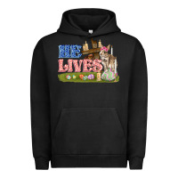 Pigment Black he lives easter Urban Hoodie - FaDigitalArtStudio