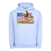 Pigment Grape Ice he lives easter Urban Hoodie - FaDigitalArtStudio