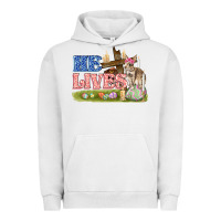 Pigment Lunar Rock he lives easter Urban Hoodie - FaDigitalArtStudio