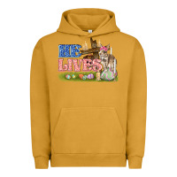 Pigment Peanut Butter he lives easter Urban Hoodie - FaDigitalArtStudio