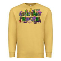 Antique Gold assistant principal mardi gras Premium Sweatshirt - CowGirlArtShop