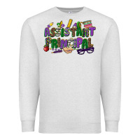 Oatmeal Heather assistant principal mardi gras Premium Sweatshirt - CowGirlArtShop