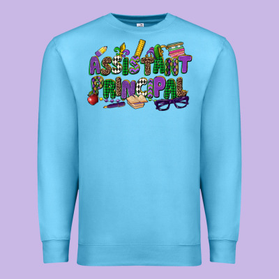 Assistant Principal Mardi Gras Premium Sweatshirt Designed By Cowgirlartshop