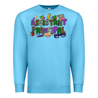 Ocean Blue assistant principal mardi gras Premium Sweatshirt - CowGirlArtShop