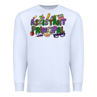White assistant principal mardi gras Premium Sweatshirt - CowGirlArtShop