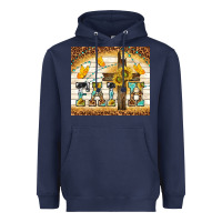 Navy faith with cross Heavyweight Hoodie - TumblerDesignByShophia