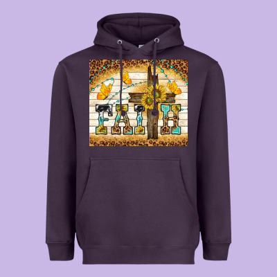 Faith With Cross Heavyweight Hoodie Designed By Tumblerdesignbyshophia