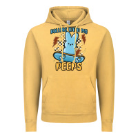 Vintage Mustard skateboard bunny Vintage Hoodie - MaliasSmallBusiness