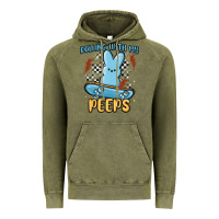 Skateboard Bunny Vintage Hoodie | Teevron