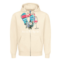 Sandshell Wine Flip Flops Girl Zipper Hoodie - Bettercallsaul