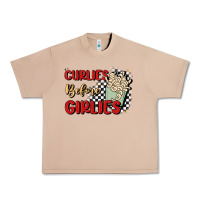 Burro curlies before girlies Urban Heavy Tee - MaliasSmallBusiness