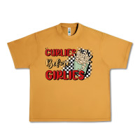 Peanut Butter curlies before girlies Urban Heavy Tee - MaliasSmallBusiness